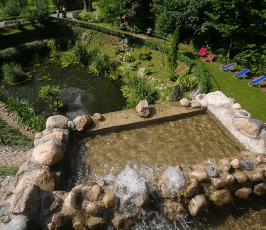 Каков водопад в Оловском парке